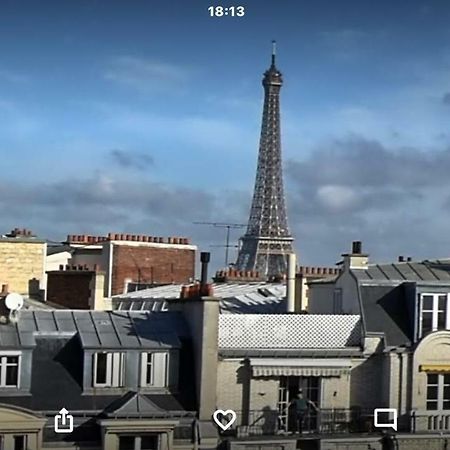 Large Studio Eiffel Tower Apartment Paris Luaran gambar